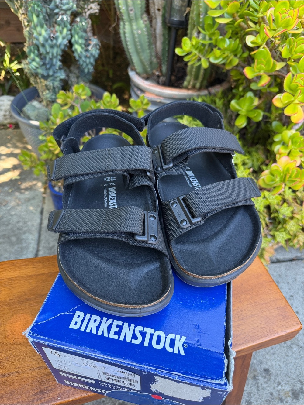 Birkenstock Tatacoa Futura Black Men's Two-Strap Sport Sandals